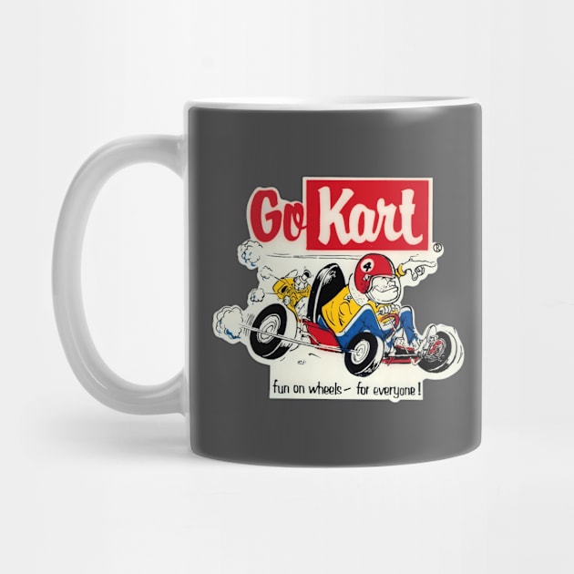 Go Kart - Vintage 1960s decal artwork by Desert Owl Designs